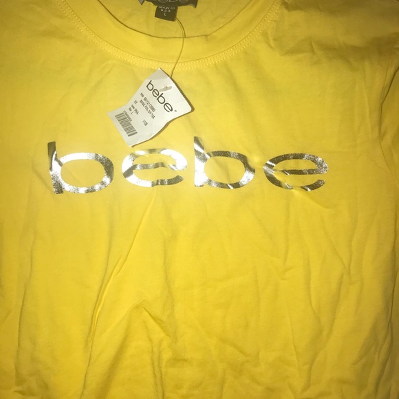 Bebe basic foil tee - Picture 2 of 3